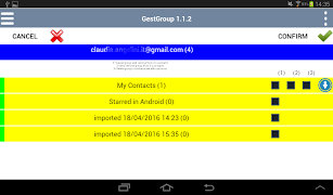 برنامه‌نما Delete remove groups contacts عکس از صفحه