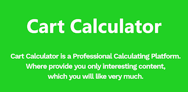 Cart Calculator ภาพหน้าจอ 1