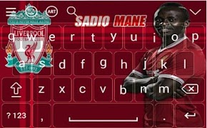 Sadio Mane Theme Keyboard syot layar 1