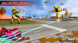 Robot Car Games : Bee Robot 3D syot layar 5