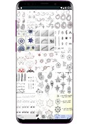 Dibujo de Henna Art Tutorial captura de pantalla 1