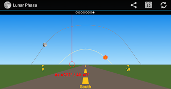 برنامه‌نما Lunar Phase عکس از صفحه