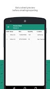 برنامه‌نما Barcode to Sheet عکس از صفحه