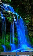 Blue Fall Magic LWP-poster