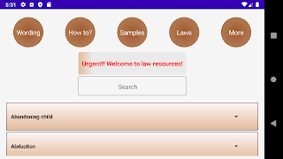 Law Resources syot layar 6