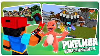 Pixelmon Mods for Minecraft PE โปสเตอร์