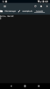 Shell Script Editor تصوير الشاشة 1