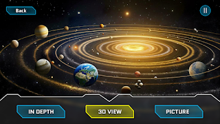 Solar System Planets 3D View اسکرین شاٹ 1