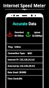 Internet Speed Meter - Network اسکرین شاٹ 1