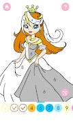 Princess Coloring by Number تصوير الشاشة 3