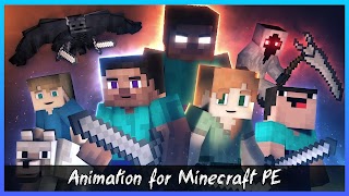 Animation Mod in Minecraft PE โปสเตอร์