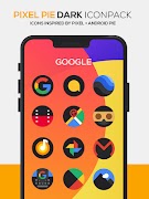 Pixel DARK Icon Pack ภาพหน้าจอ 1