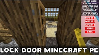Lock Door Mod for Minecraft скриншот 6