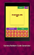 Garena Redeem Code Generator تصوير الشاشة 6