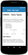 برنامه‌نما LEARN COBOL OFFLINE عکس از صفحه