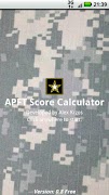 APFT Calculator w/ Score Log পোস্টার