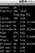 BballStats screenshot 1