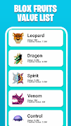 Blox Fruits Utils - Value list скриншот 4