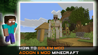 Iron Golem Mod Addon Cartaz