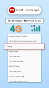 4G LTE Only Mode: 5G Switch screenshot 1