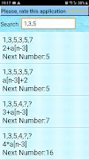 برنامه‌نما Number Series Solver Online عکس از صفحه