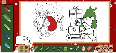 Coloriage de Noël capture d'écran 6
