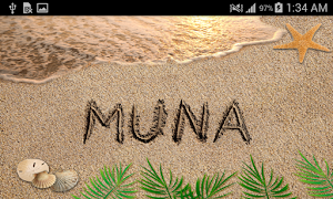 اكتب اسمك بالنار و الثلج و الرمل 截圖 3