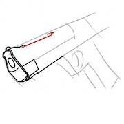 วิธีการวาดอาวุธ CS ไป ภาพหน้าจอ 1