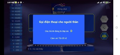 AI LA TRIEU PHU: ĐỌC CÂU HỎI syot layar 5