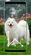 子犬のパターンのロック画面 スクリーンショット 3