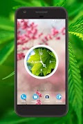 Leaf Clock Live Wallpaper syot layar 4