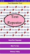 Poster Text Repeater: Repeat Text 10K
