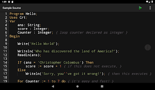 Pascal Programming Compiler Screenshot 4