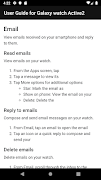 Guide for Galaxy Watch Active скриншот 2