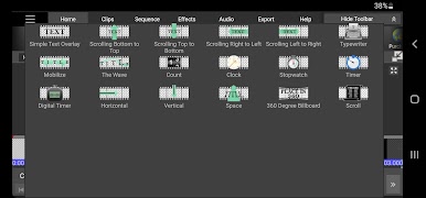 برنامه‌نما VideoPad Video Editor عکس از صفحه