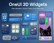 OneUI 3D Widgets Ekran Görüntüsü 1