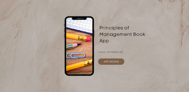 Principles of Management Book โปสเตอร์