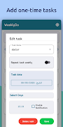 WeeklyDo screenshot 1