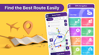 GPS Navigation, Road Maps পোস্টার