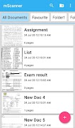 mScanner-Doc scanner&PDF maker постер