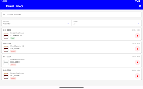 برنامه‌نما Simple Invoice Maker عکس از صفحه