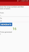 Random numbers screenshot 2