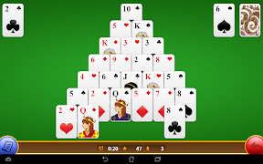 4 Schermata Classic Pyramid Solitaire Free