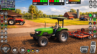 Farm Tractor Driving Sim 3D poster