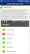 برنامه‌نما Tips Tricks for Android Phones عکس از صفحه