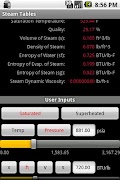 Steam Tables screenshot 3
