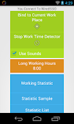 Work Time Tracker Automatic ảnh chụp màn hình 4