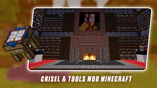 پوستر Chisel & Tools Mod Minecraft