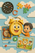 Clock ABC - read the clock poster