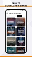 Spark Motivation: Daily Quotes imagem de tela 2